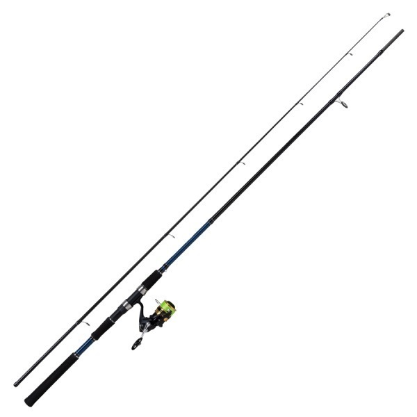 KULIA SHORE JIGING SET【2ピースショアジギングロッドとPEライン付スピニングリールのセット】(962M)